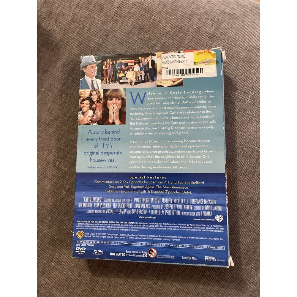 Knots Landing The Complete First Season (1979) DVD TV Series New Sealed - Picture 2 of 3